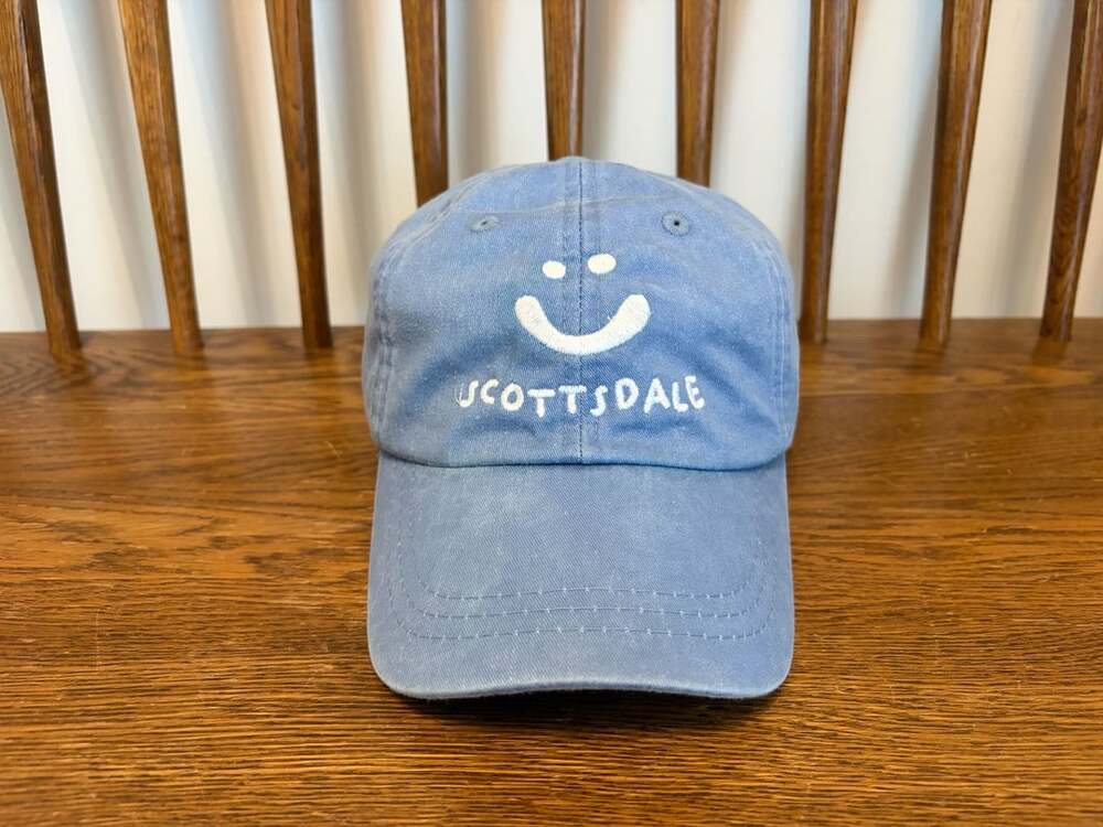 Adams Uptown Hippie Scottsdale Smiley Face Baseball Cap